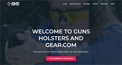 Desktop Screenshot of gunsholstersandgear.com
